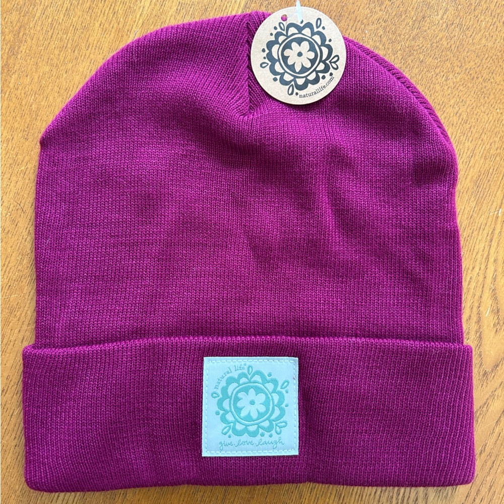 Natural Life Purple Beanie for Kids